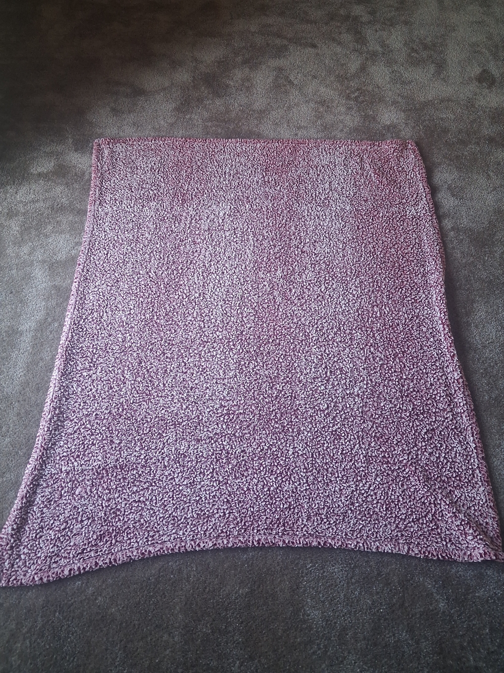 Women’s Purple Textured Mini Skirt